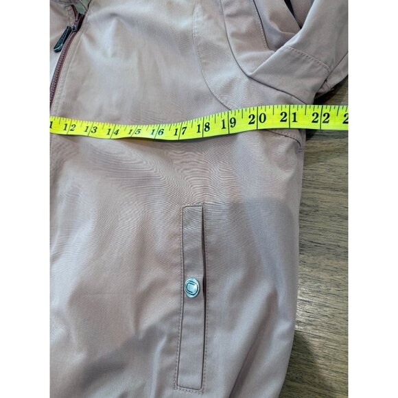 Vintage 80's London Fog Dusty Rose Bomber Jacket, size 12 - Picture 11 of 13